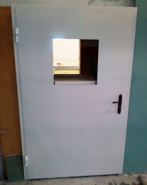 Дверь кассовая с откидным окном